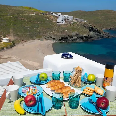 Superior Beachfront 1 With View To The Aegean Sea Lejlighed Panormos (Mykonos)